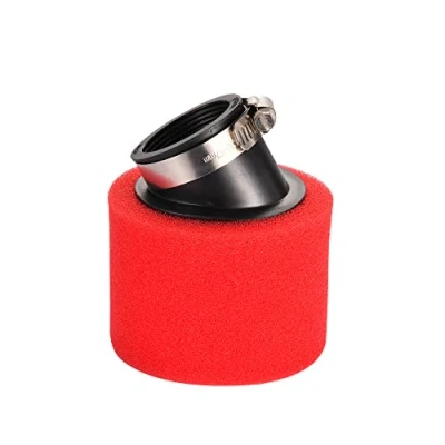 Image of GOOFIT 42mm Motorcycle Air Filter Replacement for 4 stroke 125cc 140cc 150cc 200cc ATV CRF KLX Moped Scooter Mini Dirt Bike Red