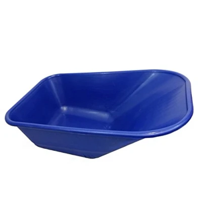 Image of KetoPlastics WHEEL BARROW BLUE REPLACEMENT PLASTIC BODY 110 LITRE/NO HOLES MADE IN UK