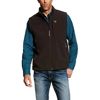 Image of ARIAT Men&#039;s Vernon 2.0 Softshell Vest, Coffee Bean, L