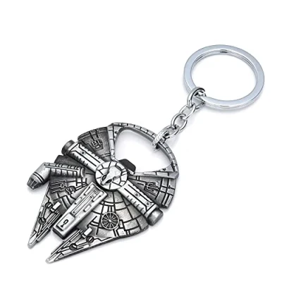 Image of Multibao Marvel Avengers Metal Keyring Keychain Pendant Star Wars Millenium Falcon Bottle Opener