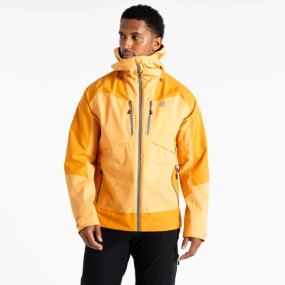 Image of Dare 2b Men&#039;s Water Repellent Arising III Waterproof Jacket Desert Sun &amp; Buckskin, Size: XXXL
