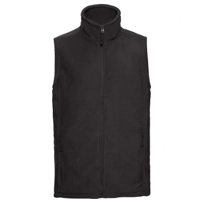 Image of Russell Athletic Mens Outdoor Fleece Gilet (Black) Size 2XL