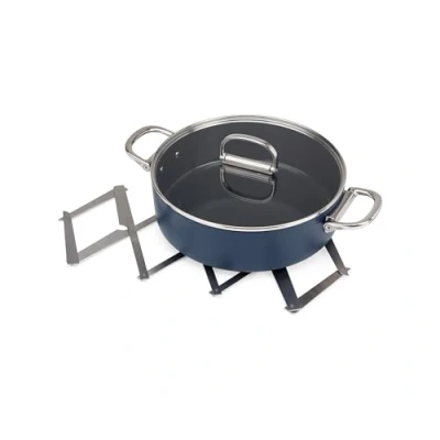 Image of Joseph Space Folding Expandable Trivet For Hot Pots And Pans, Expanding Nonslip Stand, Heat Resistant Mat Kitchen Worktop Stainless Steel, Silver