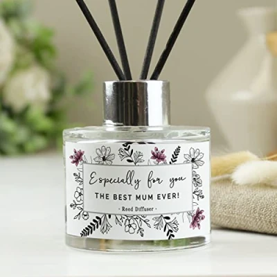 Image of Custom Personalised Pink Floral Especially For You Reed Diffuser