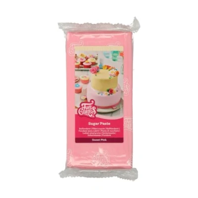Image of FunCakes Sugar Paste Sweet Pink, Easy to Use, Smooth, Flexible, Soft and Pliable, Perfect for Cake Decorating, Halal, Kosher Gluten Free, 1 kg