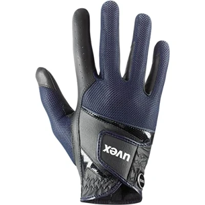 Image of uvex Sumair Flexible Riding Gloves for Men and Women Durable Breathable Material Black Blue 6