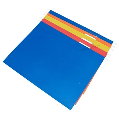 Image of [Pack of 10] Colour Hanging Suspension Files with Tabs &amp; Inserts (A4)