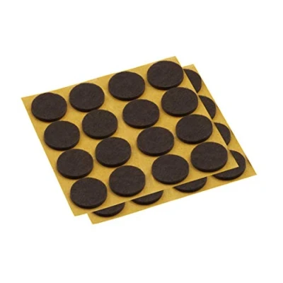 Image of Meister Felt Glider self adhesive, Ø 28 mm, brown, 40 pieces, 645176