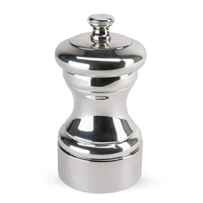Image of Peugeot Mignonnette Manual Pepper Mill Adjustable Grinder Sliverplated, 10 cm
