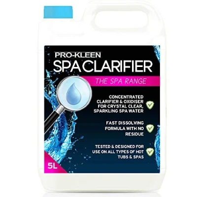 Image of 5L of Pro Kleen Spa Clarifier Achieve Brilliant, Sparkling Water Improves Filter Performance &amp; Efficiency