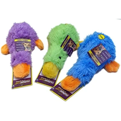 Image of Multipet Duckworth Duck Large 13&quot; Size:Pack of 2 Color:Yellow