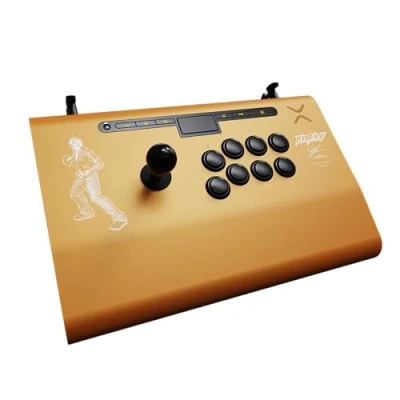 Image of PDP Victrix Pro FS Playstation Fight Stick for PS4, PS5, PC, Durable Aluminum, Sanwa Denshi Buttons, Ergonomic Wrist Slope, Detachable Joystick, Tournament Grade Fighting Games KOF Kyo