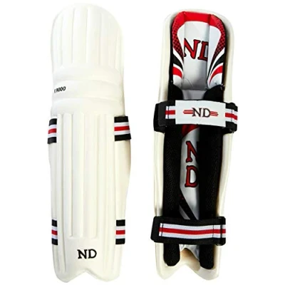 Image of ND Cricket Batting Leg Guards Tendulkar Style Batsman Pads Youths Ambi