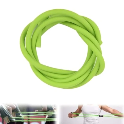 Image of 5M/16.40FT Length Natural Latex Tube Surgical Band Tubing Rubber Hose ID 1.7mm OD 4.5mm(Green)