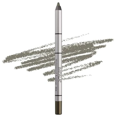 Image of IMPALA Creamy Waterproof Pistachio Green Eyeliner Pencil 304 Defined Contour or Smokey Effect Dense and Texture, Easy to Apply Bright, Long Lasting, Water Resistant Color