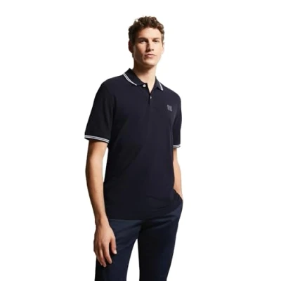 Image of bugatti Men&#039;s 8150 55001a Polo Shirt, Marine 390, XXL