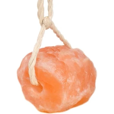 Image of Himalayan Pink Naturals Salt Lick Stone Licks for Animals Licking Block Horses, Cows, Deer, and Other Livestock Rope Included (3 5KG)