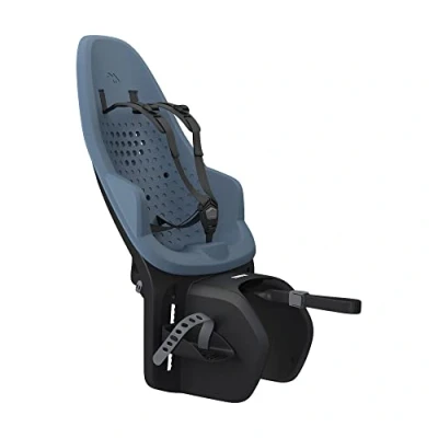Image of Thule Yepp 2 Maxi Rack Mounted Child Bike Seat Fennel Tan Aegean Blue One Size