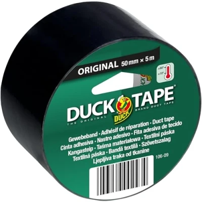 Image of Duck Original Cloth Tape 50mm x 5m Black