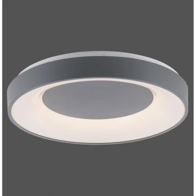 Image of Anika Flush Ceiling Light Grey 1x 26.5W LED 2700 5000K Dimmable
