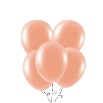 Image of Coral Peach Biodegradable Latex Balloons 23cm / 9 in Pack of 20