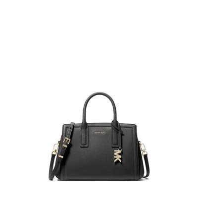 Image of Michael Kors Laila Satchel Handbag, Women&#039;s, Size: One Size, Black