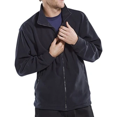 Image of STANDARD FLEECE JACKET NAVY BLUE XXXXL