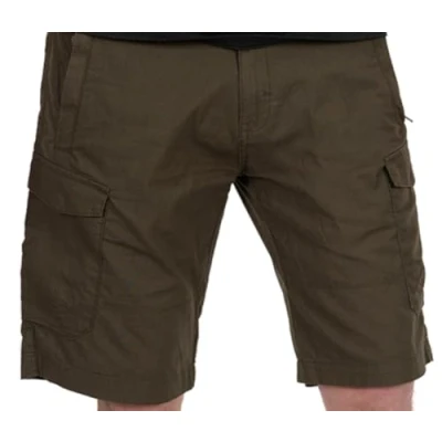 Image of Fox Collection LW Cargo Shorts Green &amp; Black XXL Fishing trousers