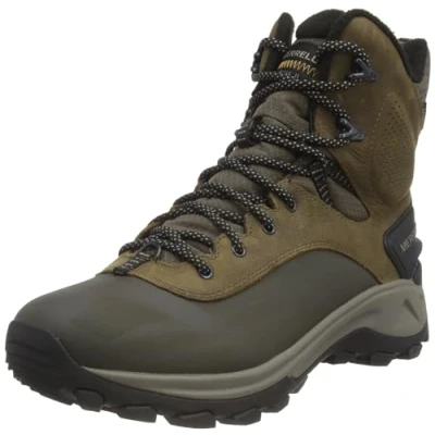 Image of Merrell Men&#039;s Thermo Kiruna 2 Tall WP Hiking Boot, Boulder, 8.5 UK
