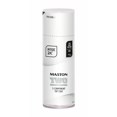 Image of Maston Spray Paint 2K Two Pure White Matt RAL9010 400ml