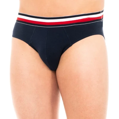 Image of Tommy Hilfiger Mens breathable fabric brief with anatomical front UM0UM00757 Blue Size Small