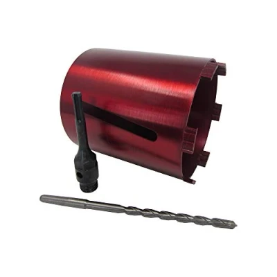 Image of 142mm Dry Diamond Drilling Core Drill Bit Turbo Segments with Sds Arbour &amp;