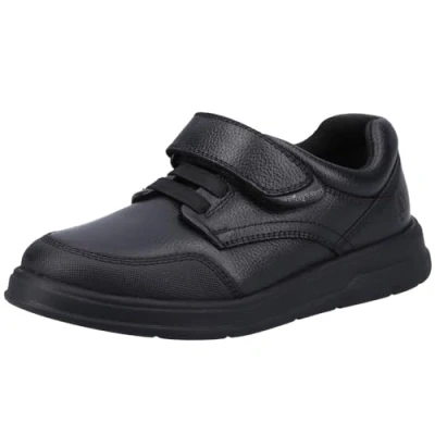 Image of Hush Puppies Rowan Junior School Uniform Shoe, Black, 13 UK Child