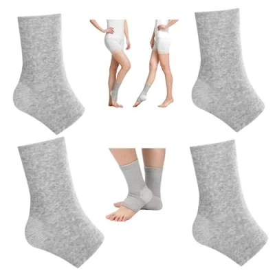 Image of OSMARI Bamboo Compression Socks, Anti Fatigue Neuropathy Pain Relief At Bedtime,Ankle Swelling, for Sport Arthritis Relief, Promote Blood Circulation (2 pairs)