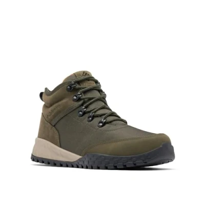 Image of Columbia FAIRBANKS MID Walking boots, Men&#039;s, Size: 10.5, Deep olive/desert sun Leather and textile