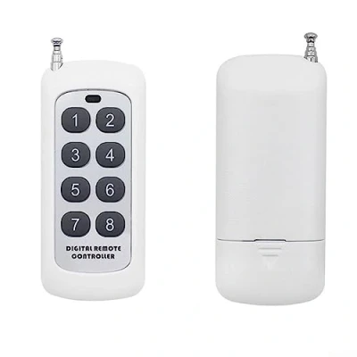 Image of HpLive 2pcs 433Mhz Remote Control with Large Buttons Learning Wireless for Garage Doors Motorcycles Electric Curtains