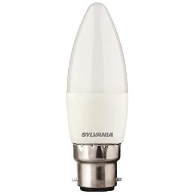 Image of Sylvania LED Candle 6.5W (60W) B22d Opal Very Warm White