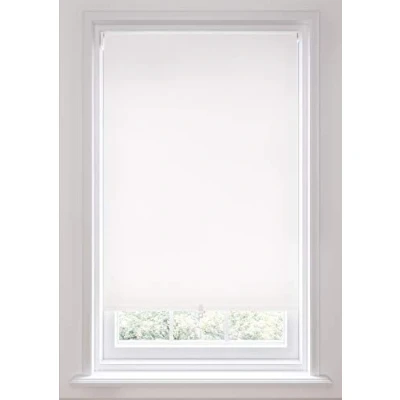 Image of Swish Cordless Blackout Roller Blind, Soft White, W120 Cm x D170