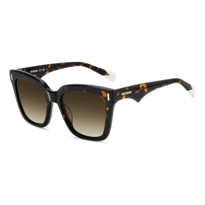 Image of Missoni Mis 0206/g/S 086/ha Sunglasses Marrone Sfumato