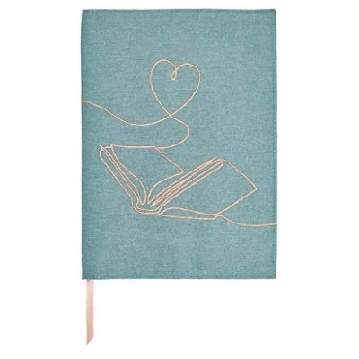 Image of moses. libri_x Book Cover with Ribbon Bookmark, Cotton for Reading, Reading Love, One Line Art, Size L
