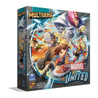 Image of CMON Marvel United: Multiverse Miniatures Board Game Ages 14+ 1 5 Players 45+ Minutes Playing Time