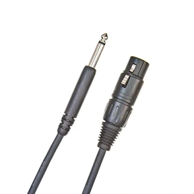 Image of D&#039;Addario Microphone Cable XLR Shielded for Noise Reduction Female to 1/4 inch Ends Classic Series 25 Feet/7.62 Meters 1 Pack
