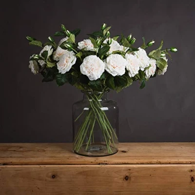 Image of The Recipe White Garden Rose Spray