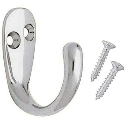 Image of Fort Fasteners Robe Hooks Single Chrome Plated Pack of 1