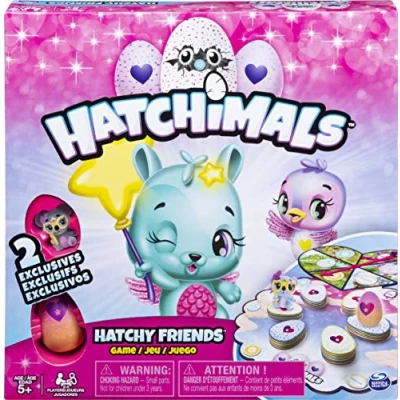 Image of Hatchimals, Hatchy Friends Game with Two Exclusive CollEGGtibles, For Ages 5 and Up