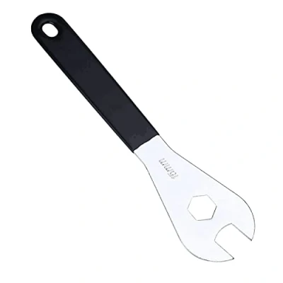 Image of Bike Wrench For 15mm Standard Pedal Stainless Steel With Handle Cycling Cone Spanner Bikes Maintain