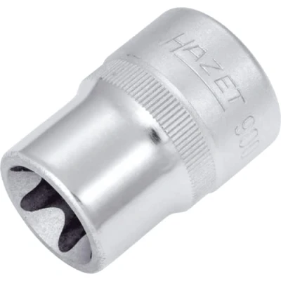 Image of HAZET 900 E20 38 mm E 20 Torx Profile Socket Chrome Plated/Polished