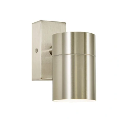 Image of Wall Light GU10 Up or Down Stainless Steel Forum Leto IP65