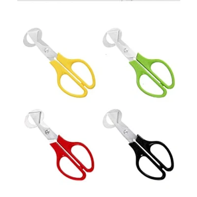 Image of Stainless Steel Quail Egg Cutter Scissors Kitchen Shears Tool 4PCS