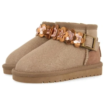 Image of Gioseppo LINT Winter boots for kids, Size: 5, Taupe Suede